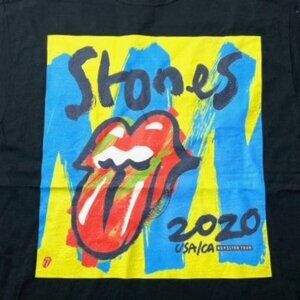 "Rolling Stones 2020 No Filter" Adult Medium NOS Black T-Shirt